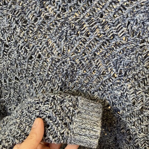 Eddie Bauer Loose Crochet Knit Sweater Size Large - Picture 3 of 14